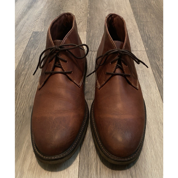 JOHNSTON & MURPHY \'Copeland\' Brown Oiled Full-Grain Leather Chukka Boots 10.5 main image 7